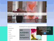 Tablet Screenshot of kosmetikfachinstitut.de